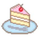 Cake Slice 8 — cartoon emoji for Slack & Discord