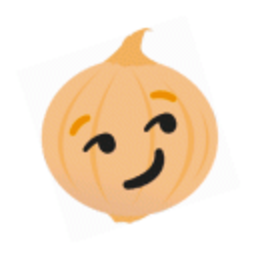 Onion Smirk Spin — cartoon emoji for Slack & Discord (Discord)