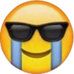 Crying Sunglasses — emoji emoji for Slack & Discord (Discord)