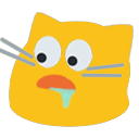 Meow Drool2 — cartoon emoji for Slack & Discord
