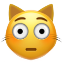 Flushed Cat — cat emoji for Slack & Discord
