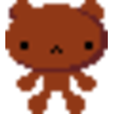 Brown Gummy Bear — cartoon emoji for Slack & Discord