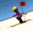 Ski Course — cartoon emoji for Slack & Discord
