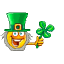 Shamrock — cartoon emoji for Slack & Discord