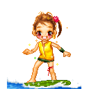 Surfing 2 — cartoon emoji for Slack & Discord