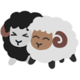 Sheepsnuggle — cartoon emoji for Slack & Discord (Discord)
