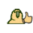 Thumbsup Parrot — cartoon emoji for Slack & Discord