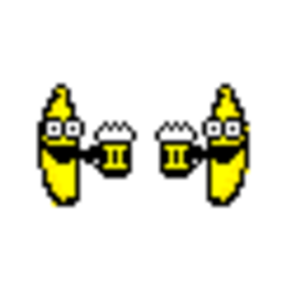 Bananas Cheers — cartoon emoji for Slack & Discord (Discord)