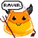 Scary Candycorn — cartoon emoji for Slack & Discord