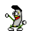 Bananadance Mullet — cartoon emoji for Slack & Discord