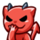 Satan — cartoon emoji for Slack & Discord