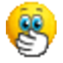 Toothless Chuckle — yellow emoji for Slack & Discord