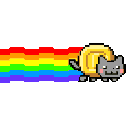 Nyancat Coin — rainbow emoji for Slack & Discord