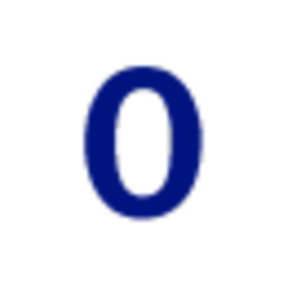 Blue Zero Digit — symbol emoji for Slack & Discord (Discord)