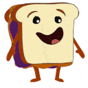 Dancing Sammich — cartoon emoji for Slack & Discord