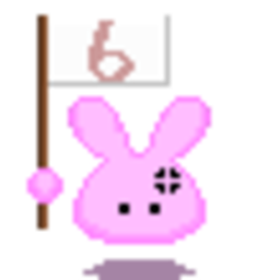 6 Bunny — cartoon emoji for Slack & Discord (Discord)