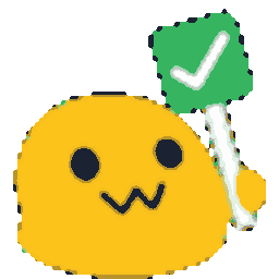 Blob Sign Yes — cute emoji for Slack & Discord (Discord)