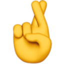 Fingers Crossed — hand-gesture emoji for Slack & Discord