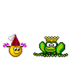 Frog Prince — cartoon emoji for Slack & Discord (Discord)