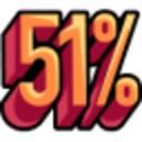 51percent — number emoji for Slack & Discord