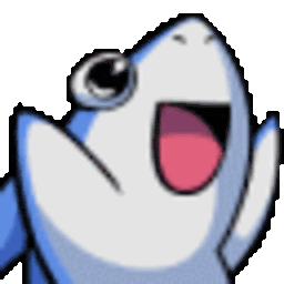 Shark Yay — cartoon emoji for Slack & Discord (Discord)