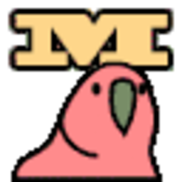 Merged Parrot — cartoon emoji for Slack & Discord (Discord)