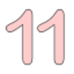 Pink 111 Numbers — number emoji for Slack & Discord (Discord)