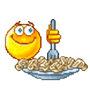 Eat Spaghetti — cartoon emoji for Slack & Discord