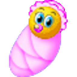 Baby Girl — cartoon emoji for Slack & Discord (Discord)