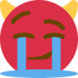 Devil Broken Smirk — emotion emoji for Slack & Discord (Discord)