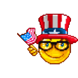 Uncle Sam Wave Hat — cartoon emoji for Slack & Discord (Discord)