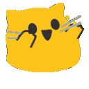 Meow Attentionreverse — cat emoji for Slack & Discord