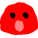 Rainbowblub Shocked — emotion emoji for Slack & Discord