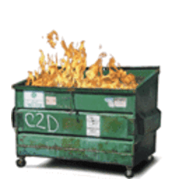 Dumpster Fire 2 — fire emoji for Slack & Discord (Discord)