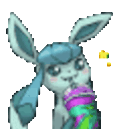 Glaceon Sip — cartoon emoji for Slack & Discord (Discord)
