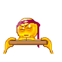Karate Chop — cartoon emoji for Slack & Discord