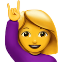Women Metal Fingers — emoji emoji for Slack & Discord