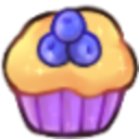 Blueberry Muffin — food emoji for Slack & Discord