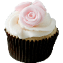Rose Cupcake — cute emoji for Slack & Discord
