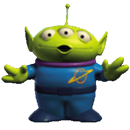 Toystory Alien — cartoon emoji for Slack & Discord (Discord)