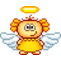 Angel Girl — cartoon emoji for Slack & Discord (Discord)