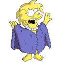 I Am The Lizard Queen — cartoon emoji for Slack & Discord