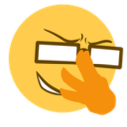 Glasses Glare — emoji emoji for Slack & Discord (Discord)