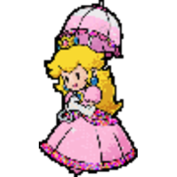 Princesspeach Umbrella — cartoon emoji for Slack & Discord (Discord)
