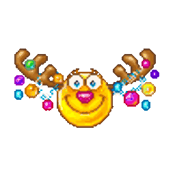 Holiday Antlers — cartoon emoji for Slack & Discord (Discord)