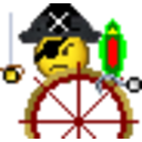 Captain Pirate — cartoon emoji for Slack & Discord