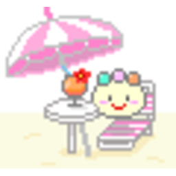 Kao Beach — umbrella emoji for Slack & Discord (Discord)