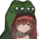 Toadgirl Haaq — cartoon emoji for Slack & Discord