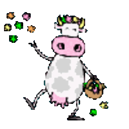Cow Celebrate — cartoon emoji for Slack & Discord (Discord)