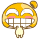 Mushroomhead Grin — cartoon emoji for Slack & Discord